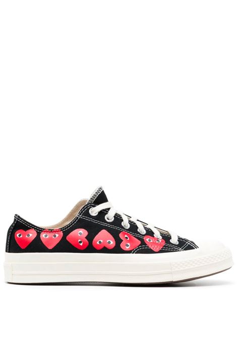 sneakers multi heart chuck 70 uomo nero in tela COMME DES GARÇONS PLAY X CONVERSE | P1K1261